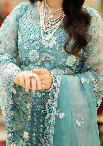 Imrozia Odette Pakistani Luxury Organza Dress - db24257