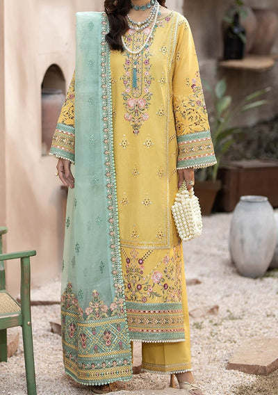 Imrozia Zaira Pakistani Luxury Lawn Dress - db25415