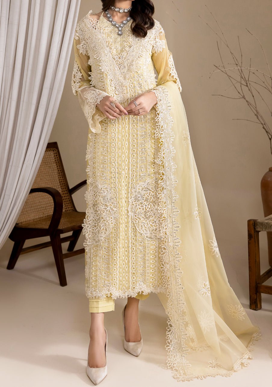 Iznik Delilah Pakistani Luxury Chiffon Dress - db23412