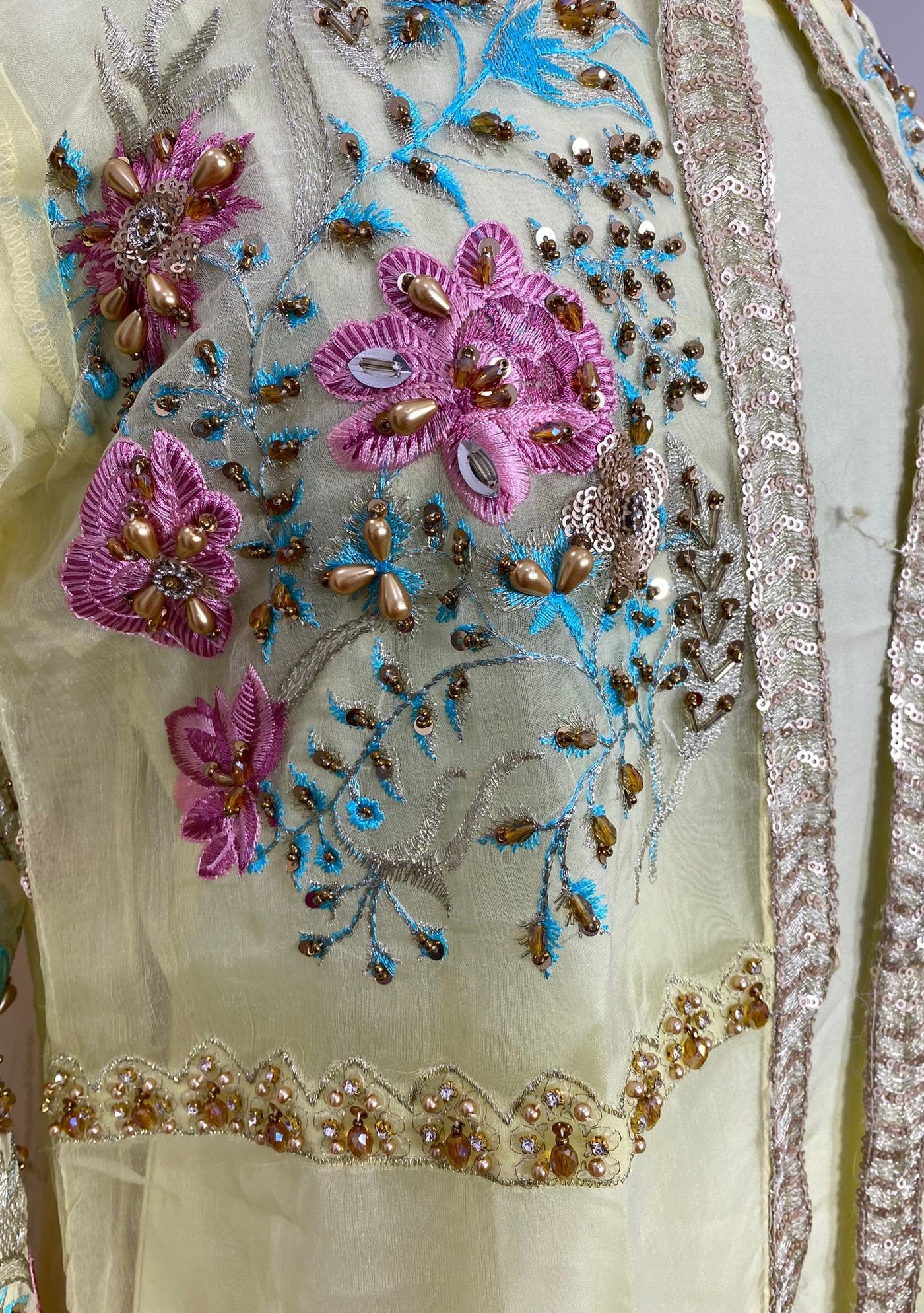 Iznik Embroidered Pakistani Master Copy Dress - db18946