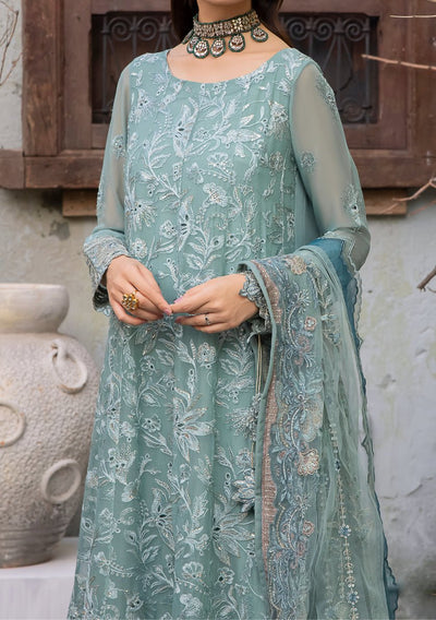 Iznik Irene Pakistani Luxury Chiffon Dress - db23410