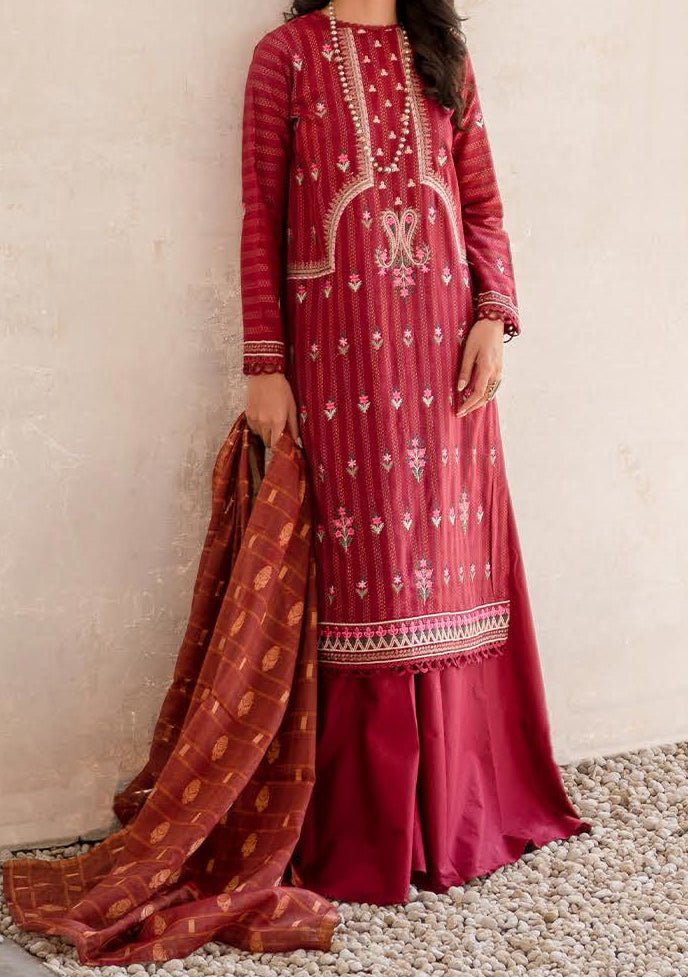 Kalakari Pakistani Embroidered Lawn Dress - db22156