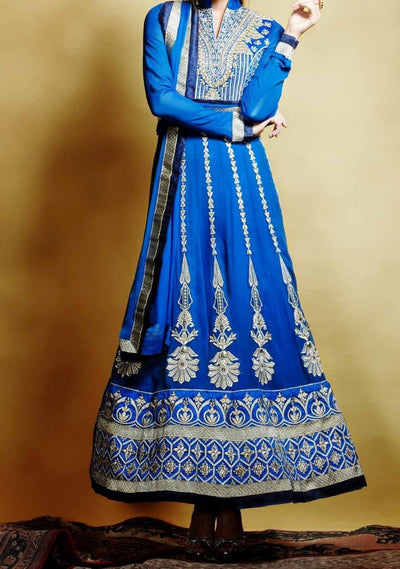 Kimora Designer Exclusive  Long Anarkali Suit: Deshi Besh.
