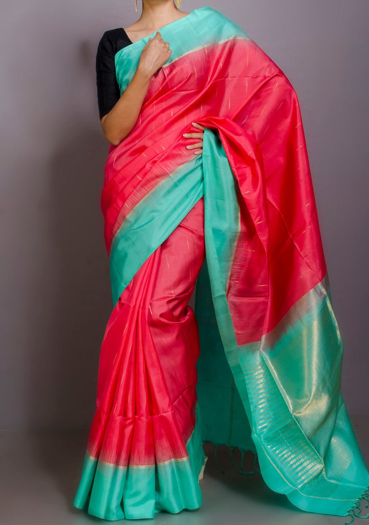 Party Wear Ghisa kotki saree .Cotton silk handloom saree, 6.3 m (with  blouse piece) at Rs 499 in Santipur