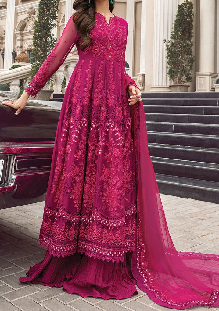 Maria.B Chiffon Pakistani Luxury Anarkali - db23373