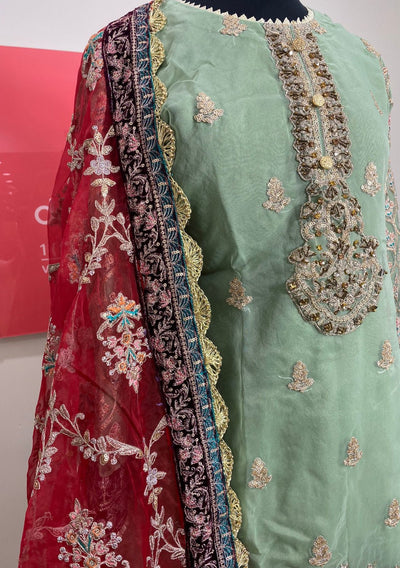 Maria.B Embroidered Pakistani Master Copy Dress - db18459