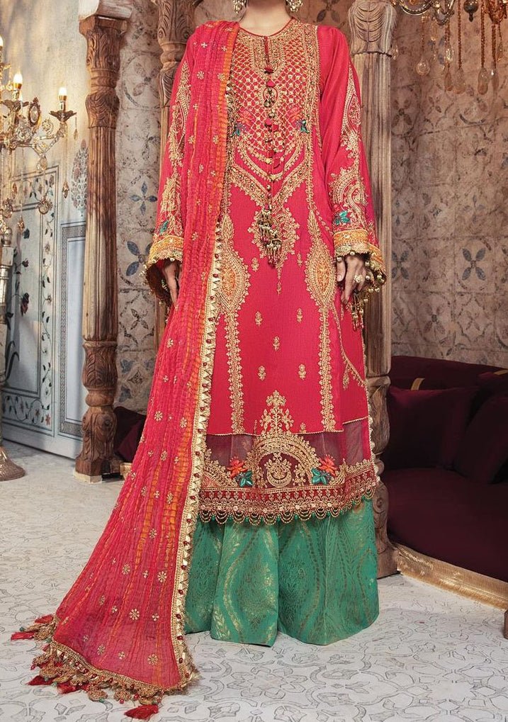 Maria.B Embroidered Pakistani Master Copy Dress - db18636