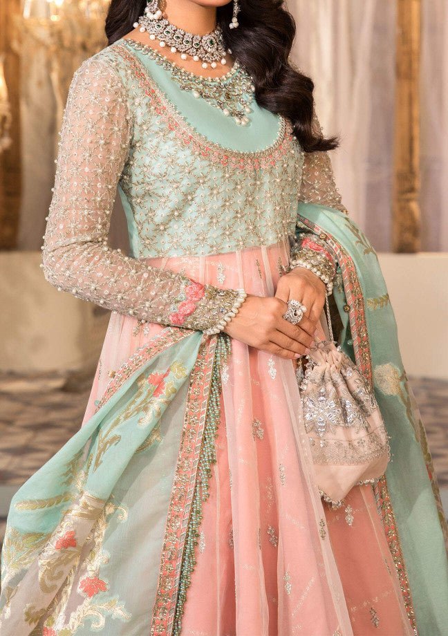 Maria.B Mbroidered Pakistani Anarkali Suit - db24443