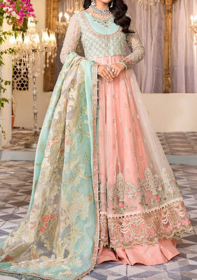 Maria.B Mbroidered Pakistani Anarkali Suit - db24443