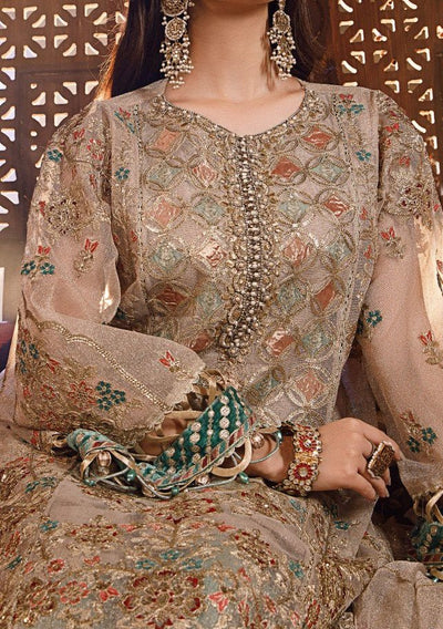 Maria.B Mbroidered Pakistani Luxury Dress - db23365