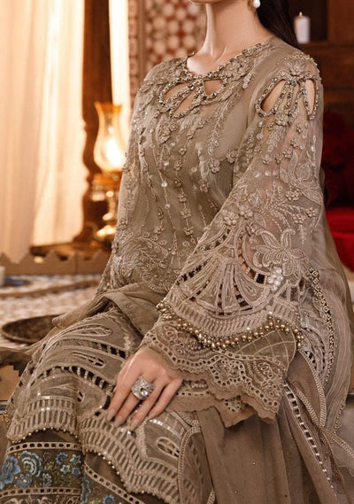 Maria.B Mbroidered Pakistani Luxury Dress - db23361