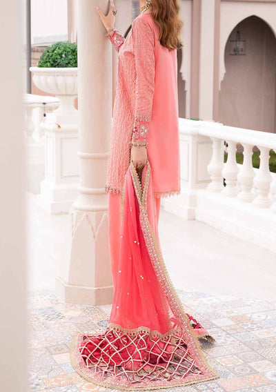 Maria.B Sateen Pakistani Luxury Satin Dress - db24089