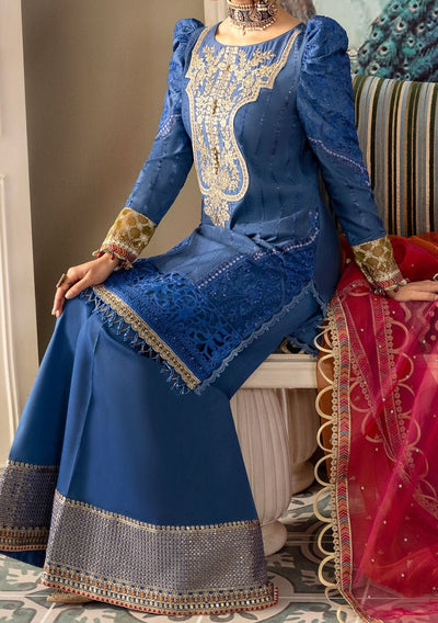 Maria.B Sateen Pakistani Luxury Satin Dress - db24088