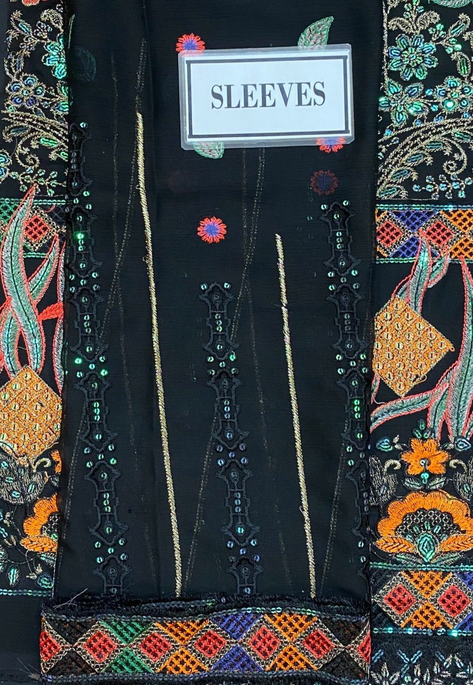 Maryam's Embroidered Pakistani Master Copy Chiffon Dress - db20000