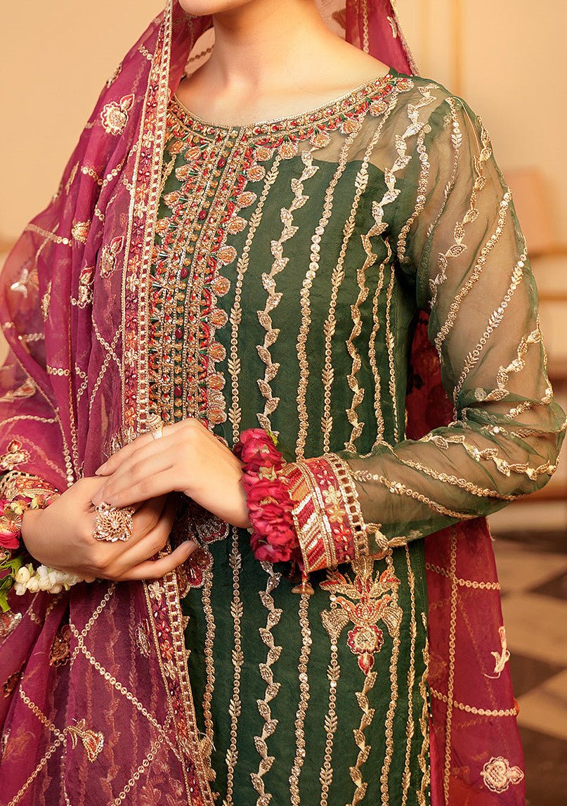 Maryam's Lemilsa Pakistani Luxury Organza Dress - db23302