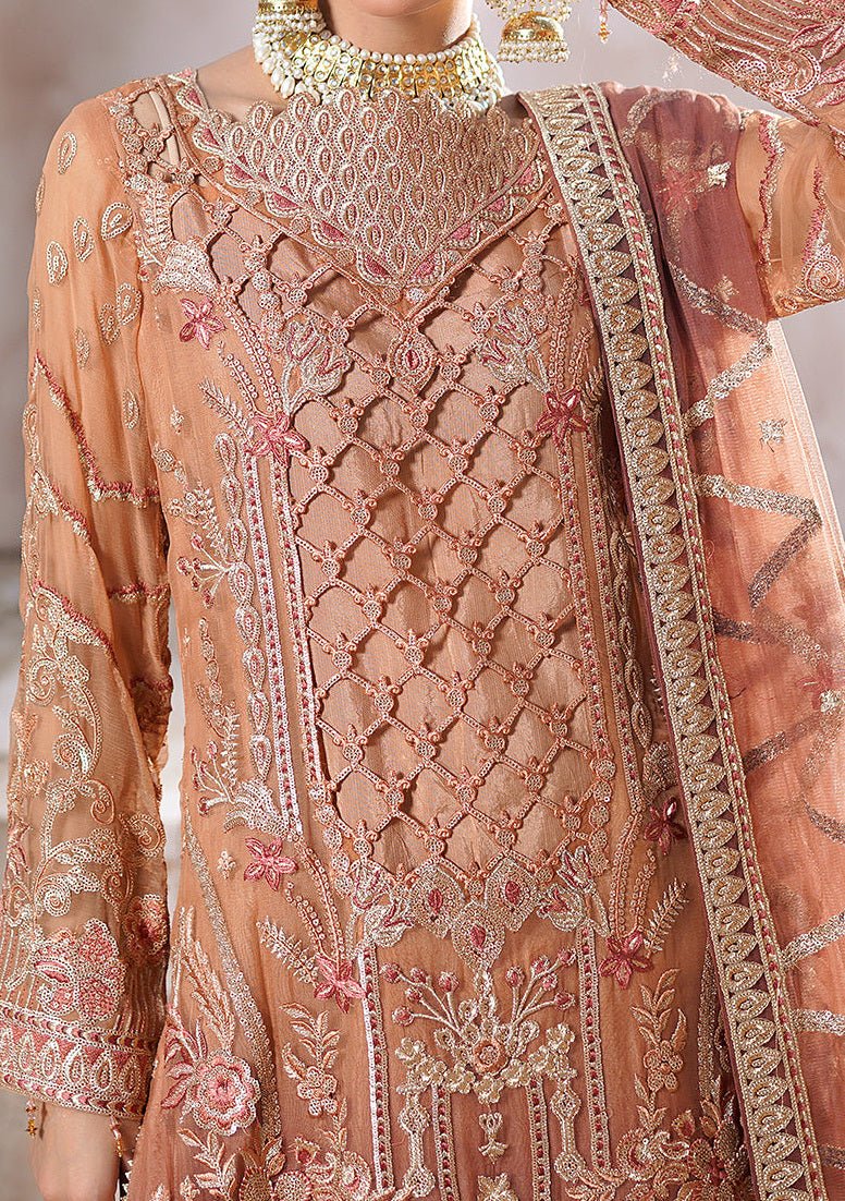 Maryam's Misaal Pakistani Luxury Chiffon Dress - db23396