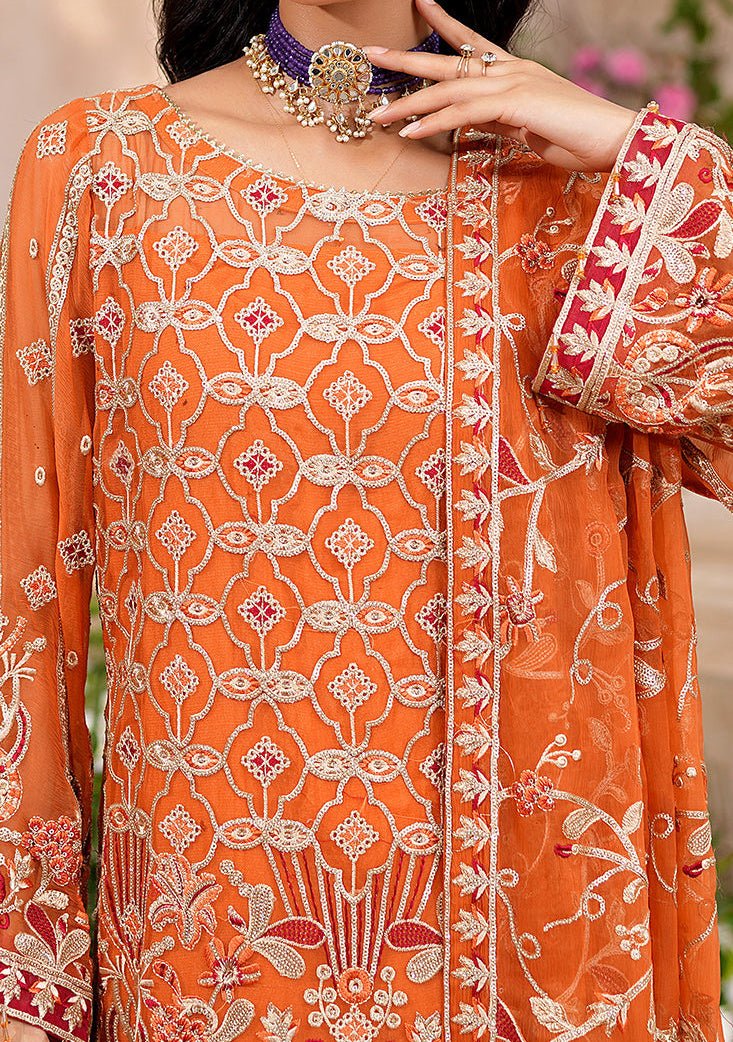 Maryam's Misaal Pakistani Luxury Chiffon Dress - db23394