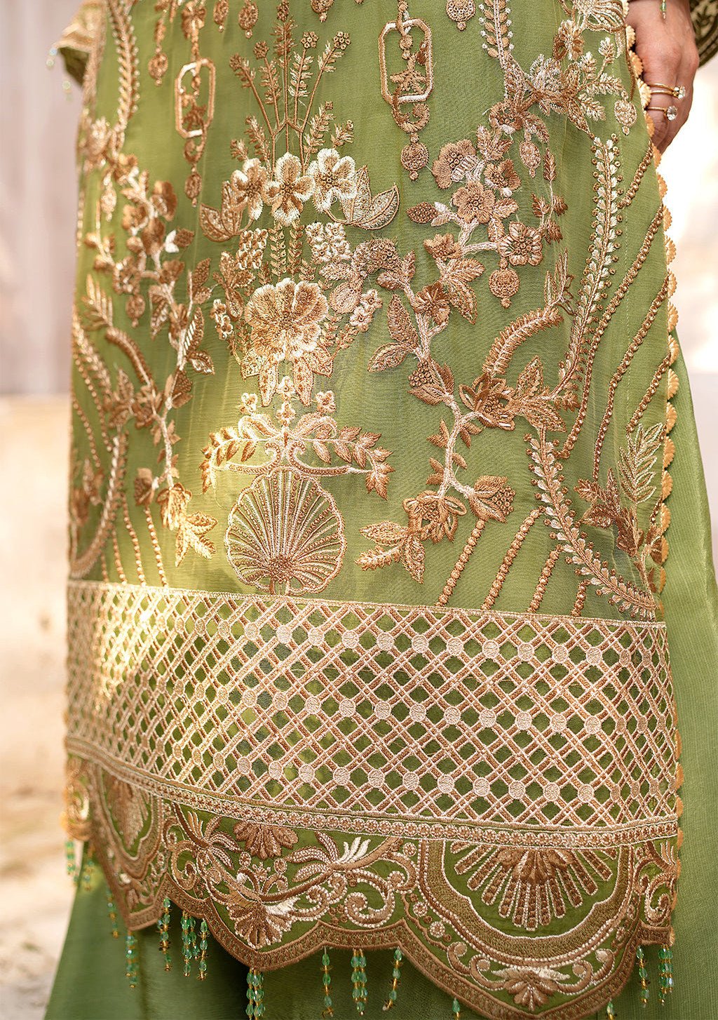 Maryam's Misaal Pakistani Luxury Chiffon Dress - db23397