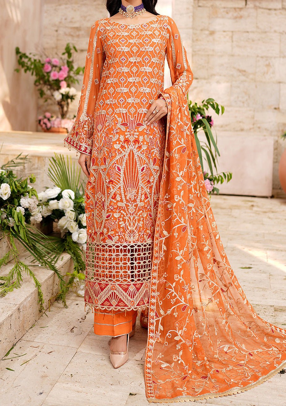 Maryam's Misaal Pakistani Luxury Chiffon Dress - db23394