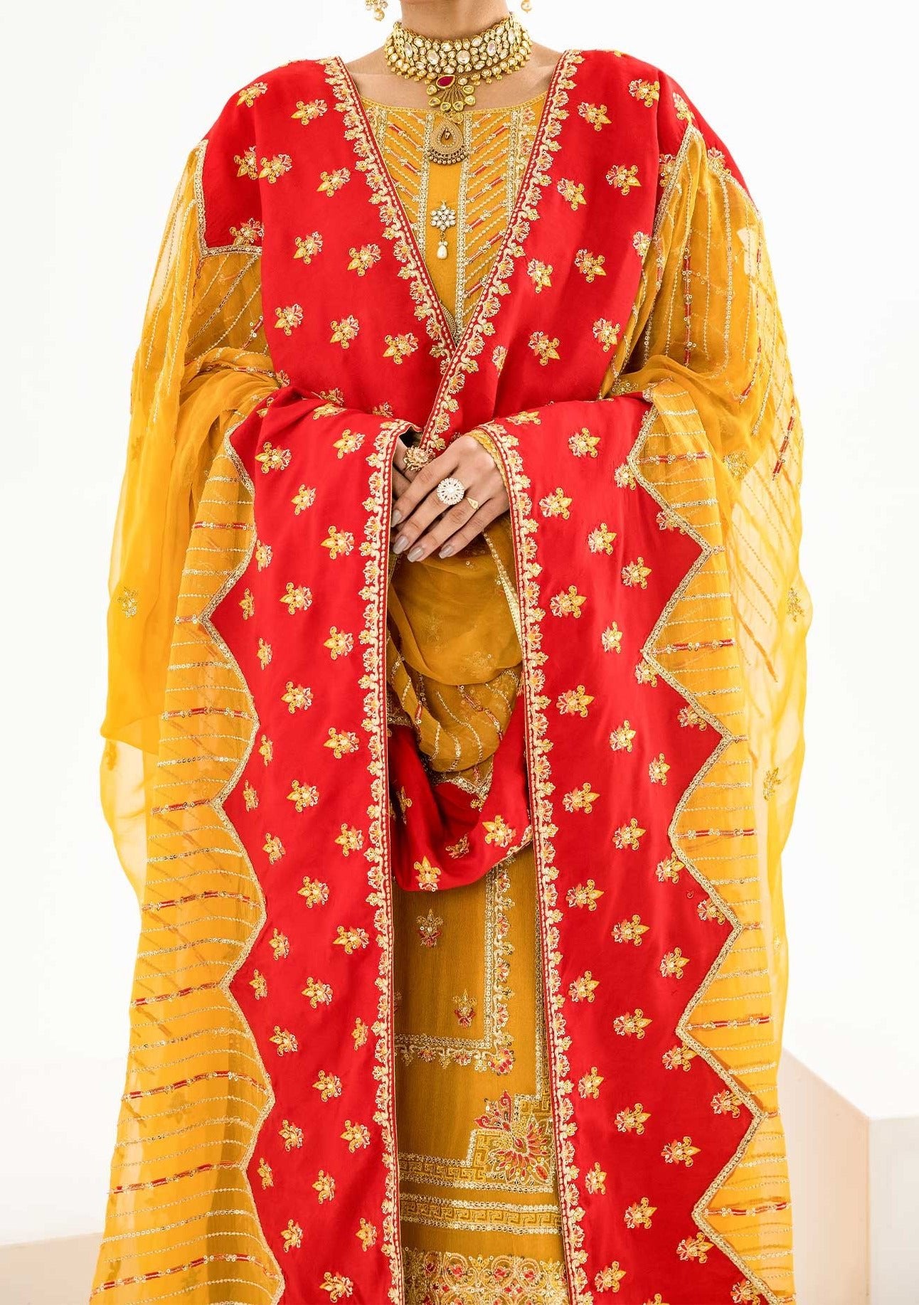 Maryum N Maria Luxury Pakistani Chiffon Dress - db21246