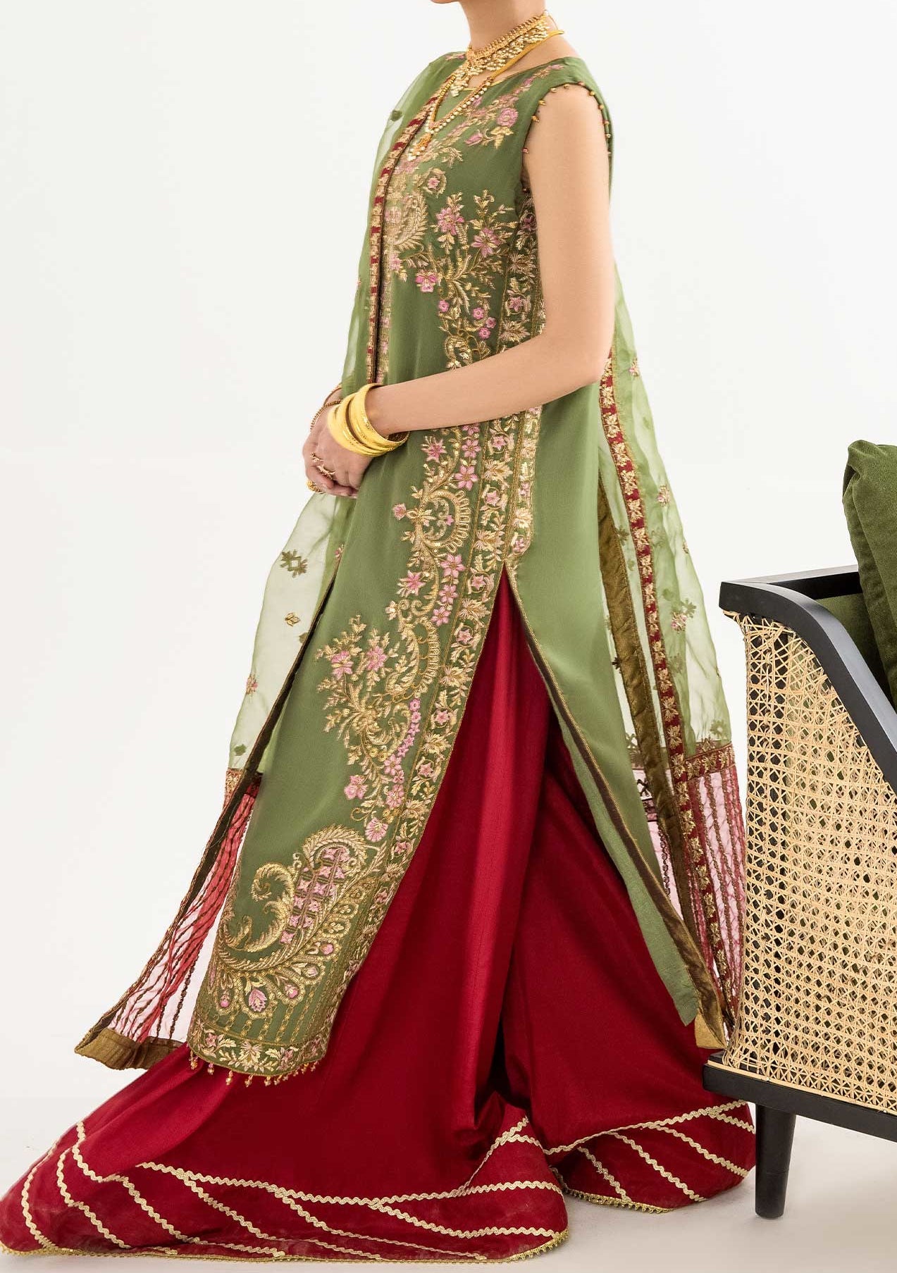 Maryum N Maria Luxury Pakistani Chiffon Dress - db21247 Maryum N Maria Luxury Pakistani Chiffon Dress - db21247