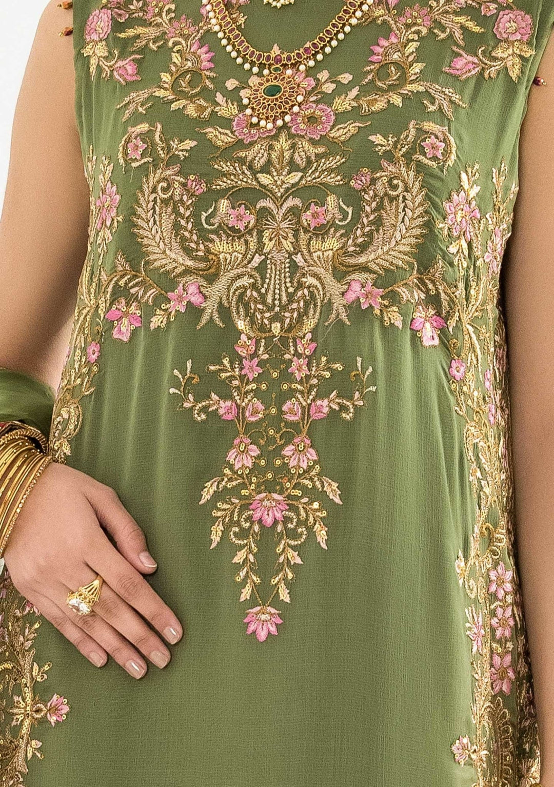 white christmas dresses Maryum N Maria Luxury Pakistani Chiffon Dress