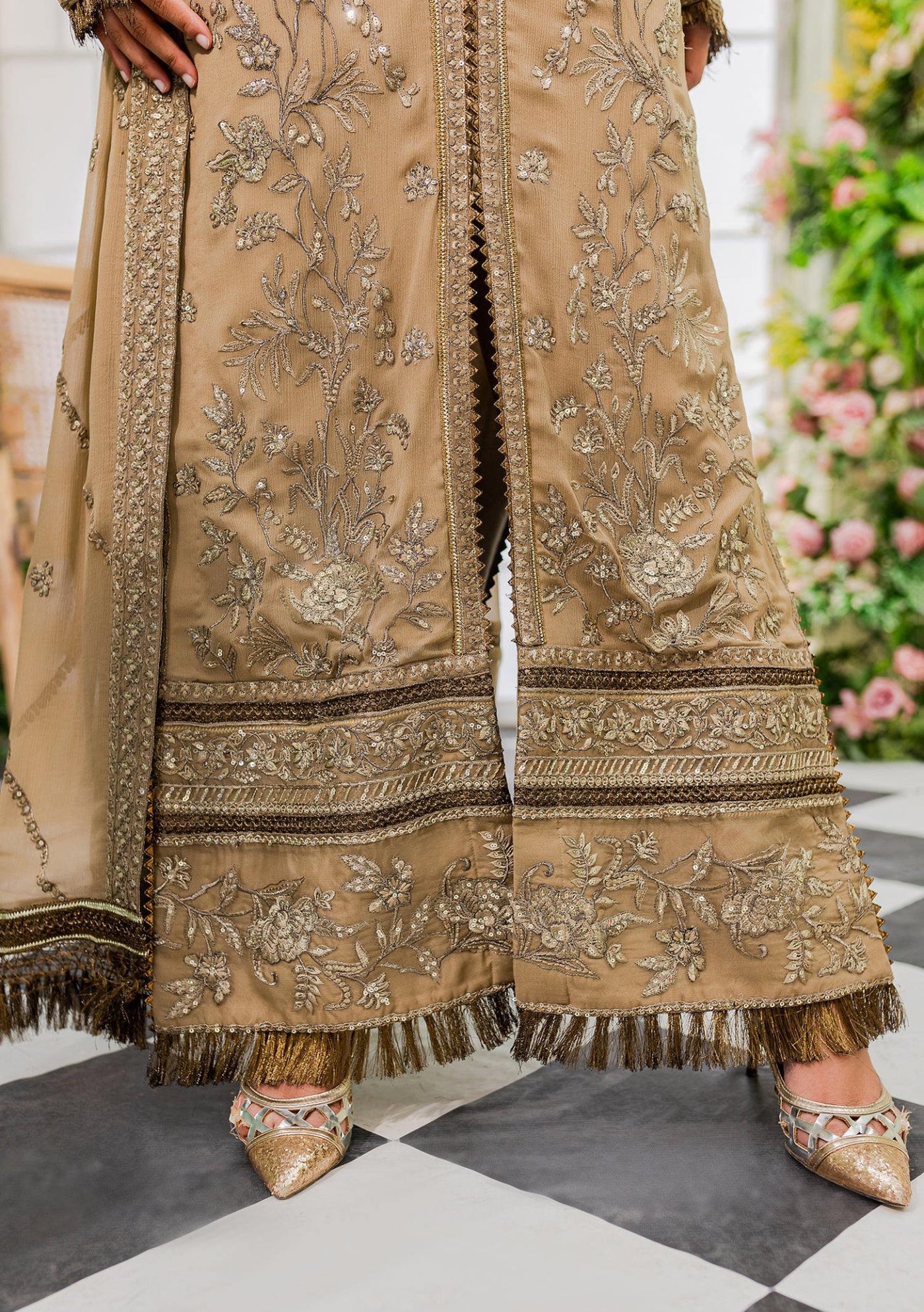 Maryum N Maria Murat Pakistani Chiffon Dress - db23344