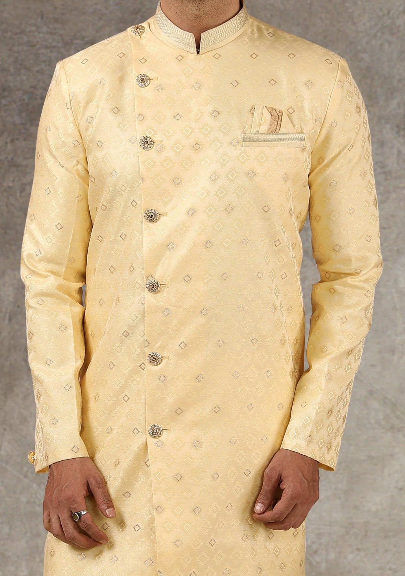 Men's Indo Western Party Wear Sherwani Suit - db20659