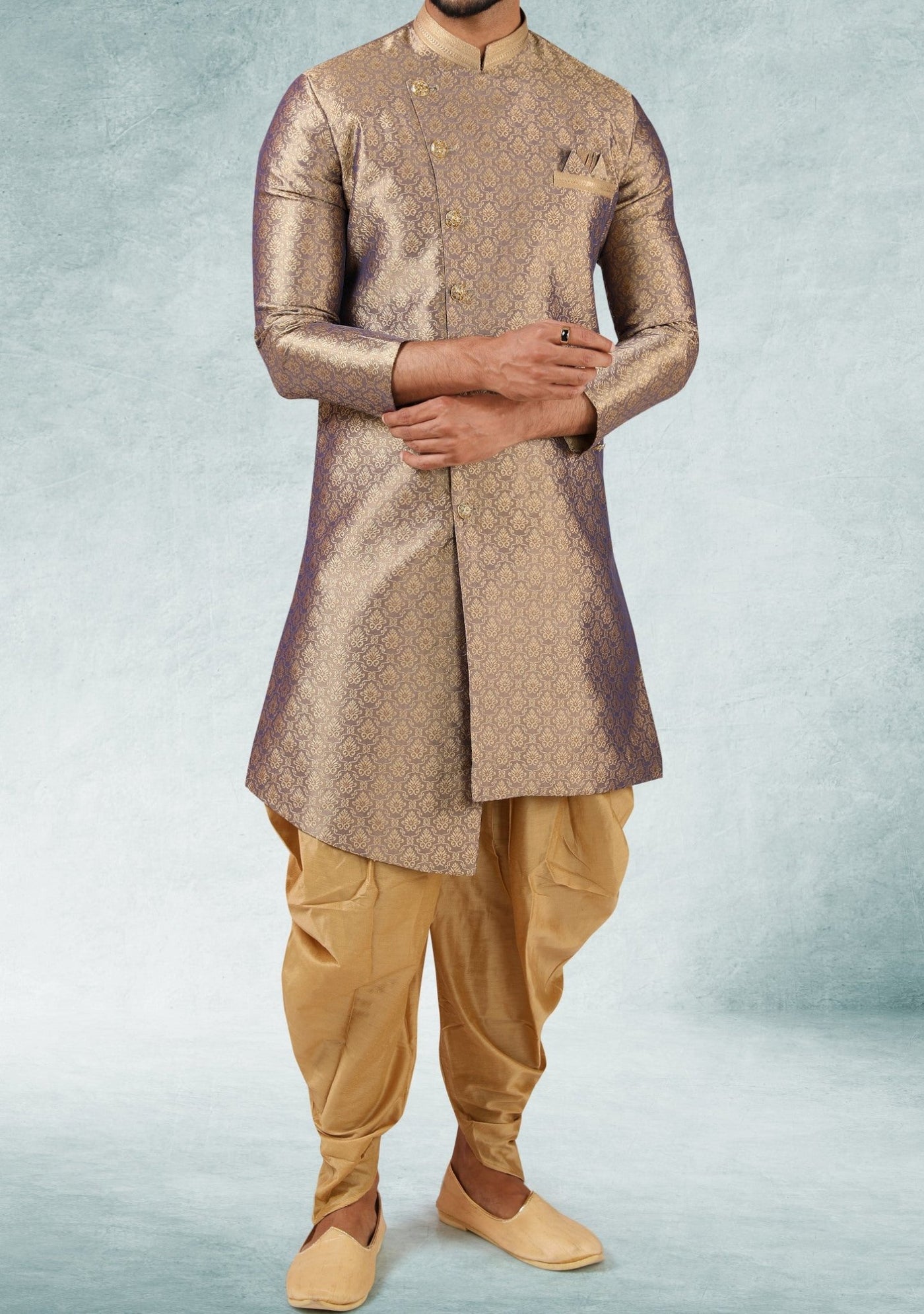 Men's Indo Western Party Wear Sherwani Suit - db20669