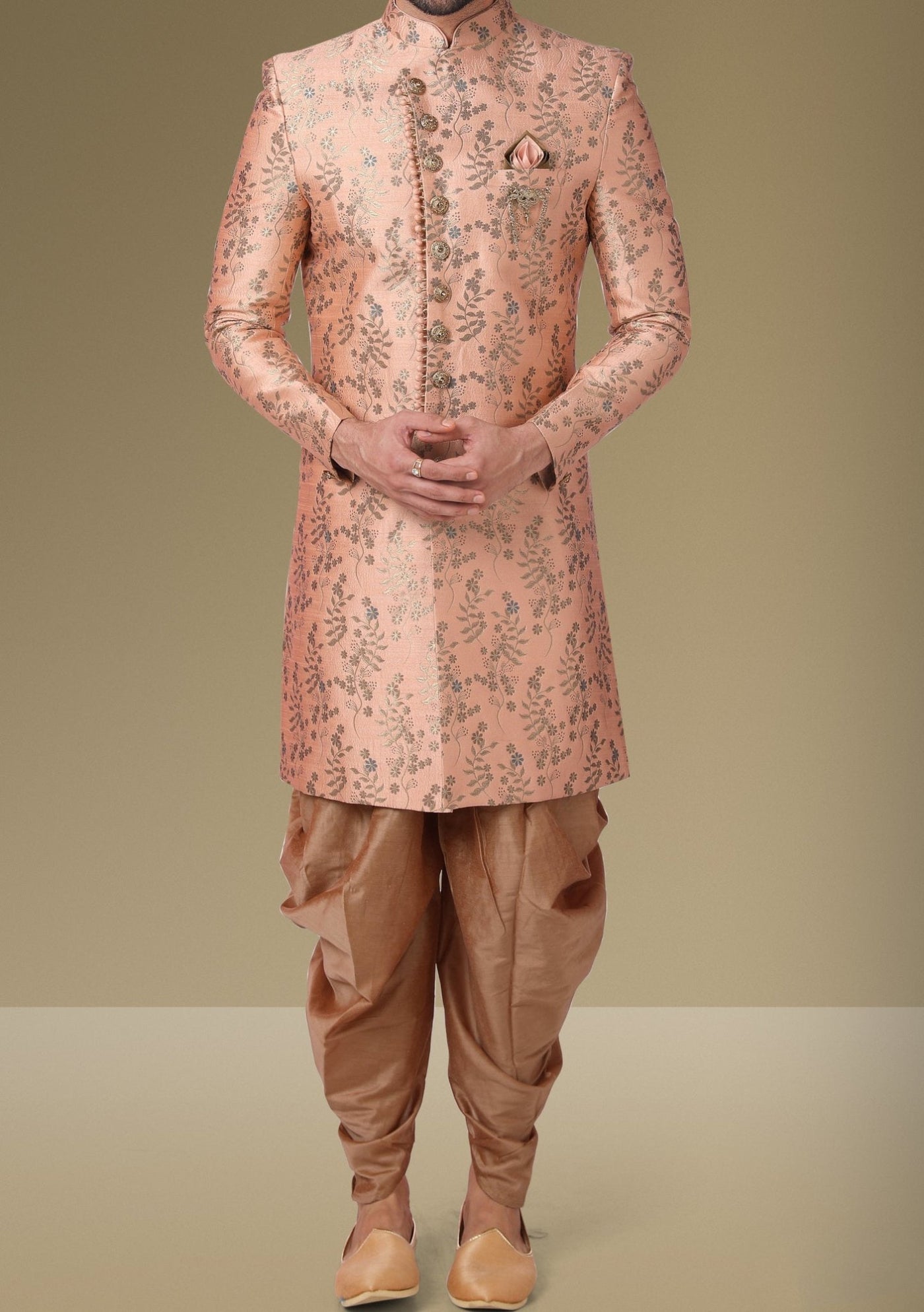 Men's Indo Western Party Wear Sherwani Suit - db18076