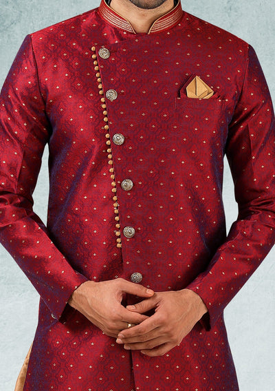 Men's Indo Western Party Wear Sherwani Suit - db20672