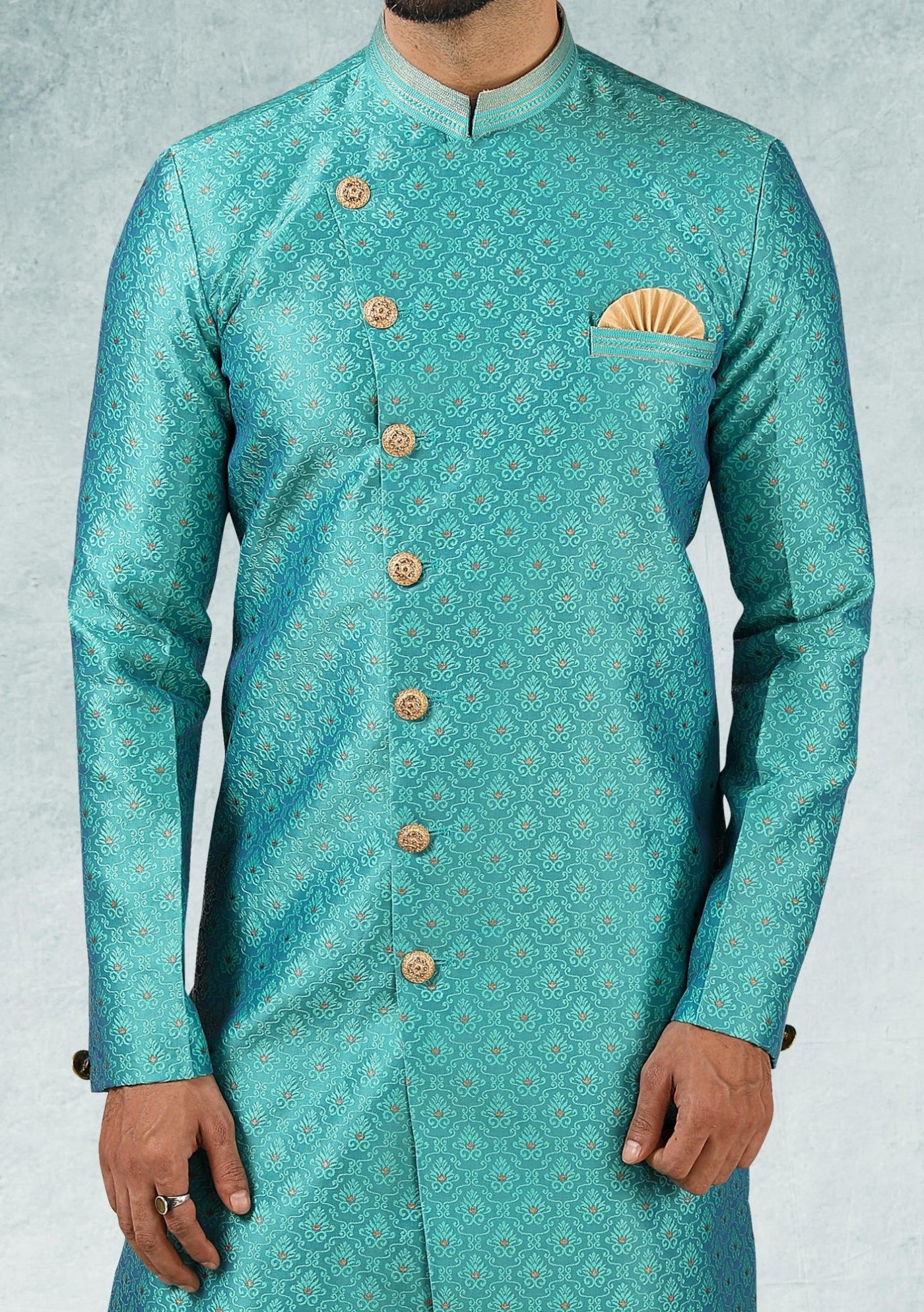 Men's Indo Western Party Wear Sherwani Suit - db20670