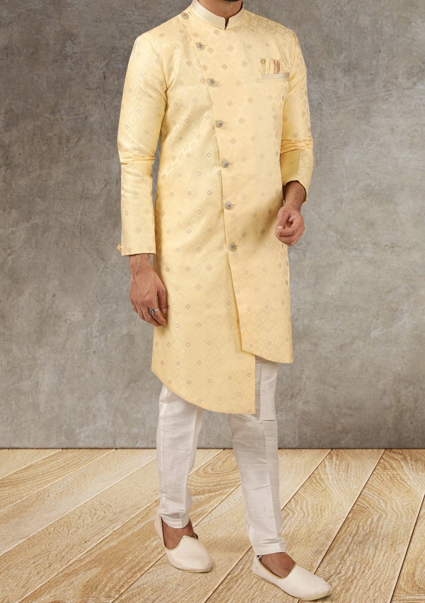 Men's Indo Western Party Wear Sherwani Suit - db20659