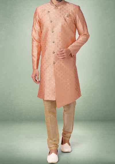Men's Indo Western Party Wear Sherwani Suit - db18045