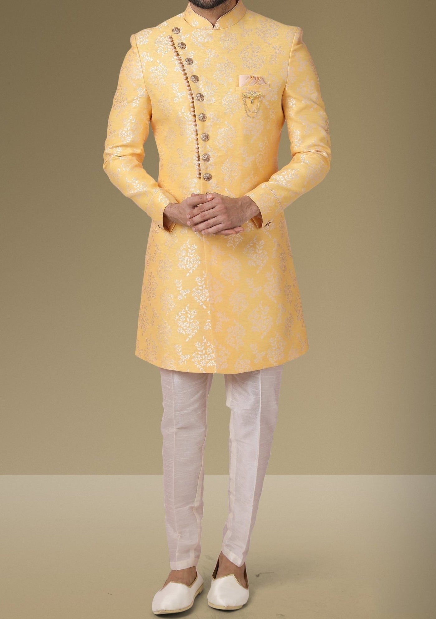 Men's Indo Western Party Wear Sherwani Suit - db18077