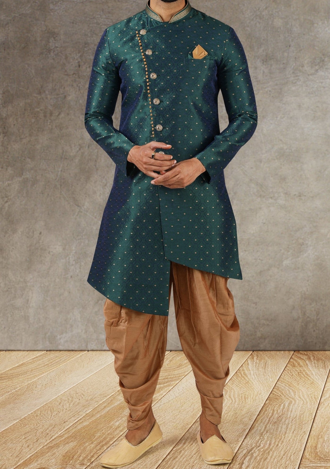 Men's Indo Western Party Wear Sherwani Suit - db20674