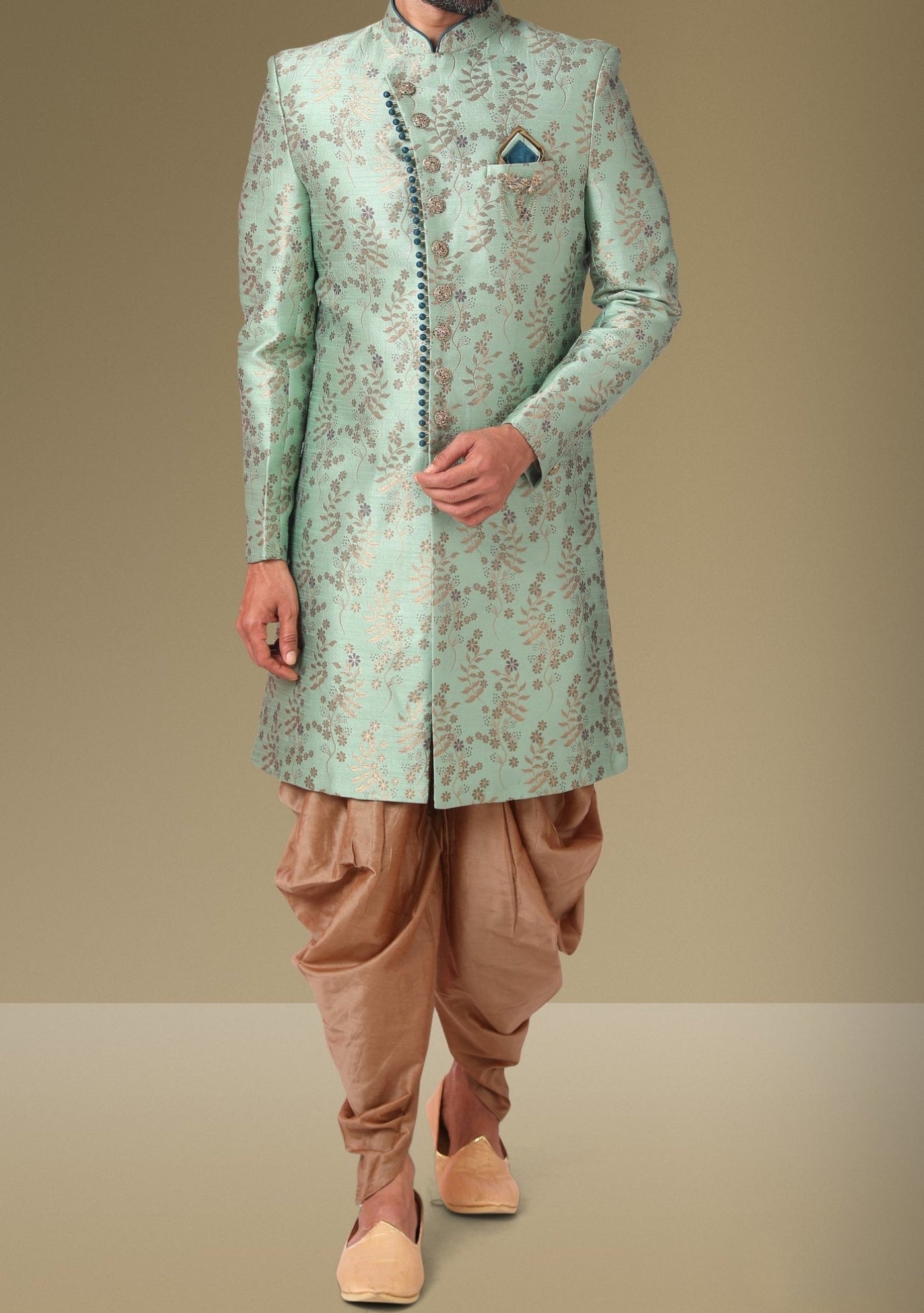 Men's Indo Western Party Wear Sherwani Suit - db18075