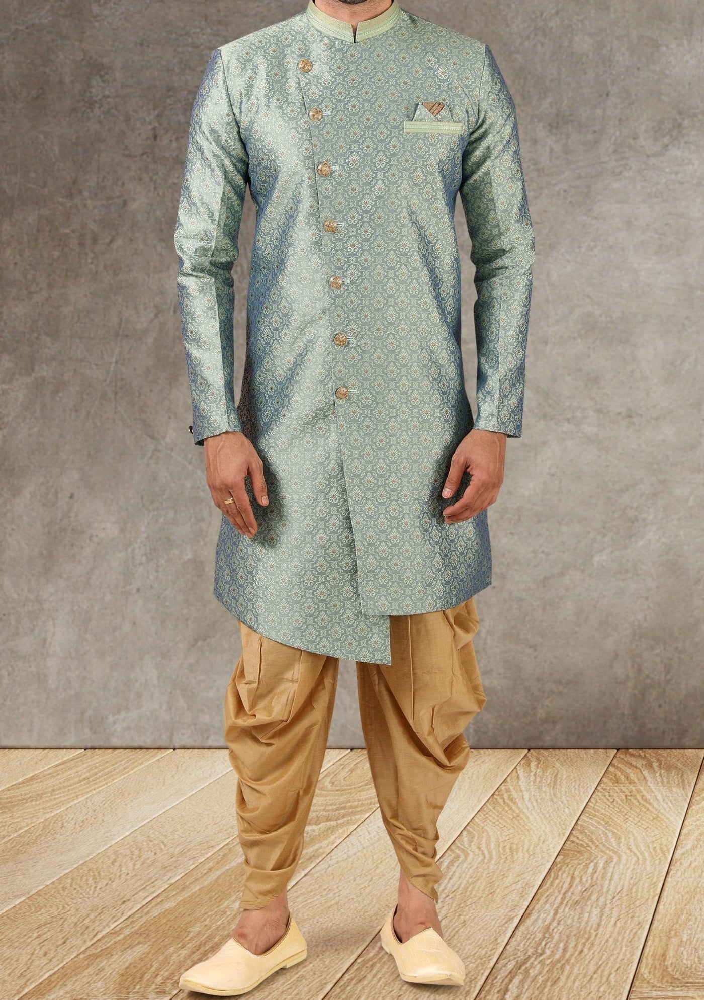Men's Indo Western Party Wear Sherwani Suit - db20668