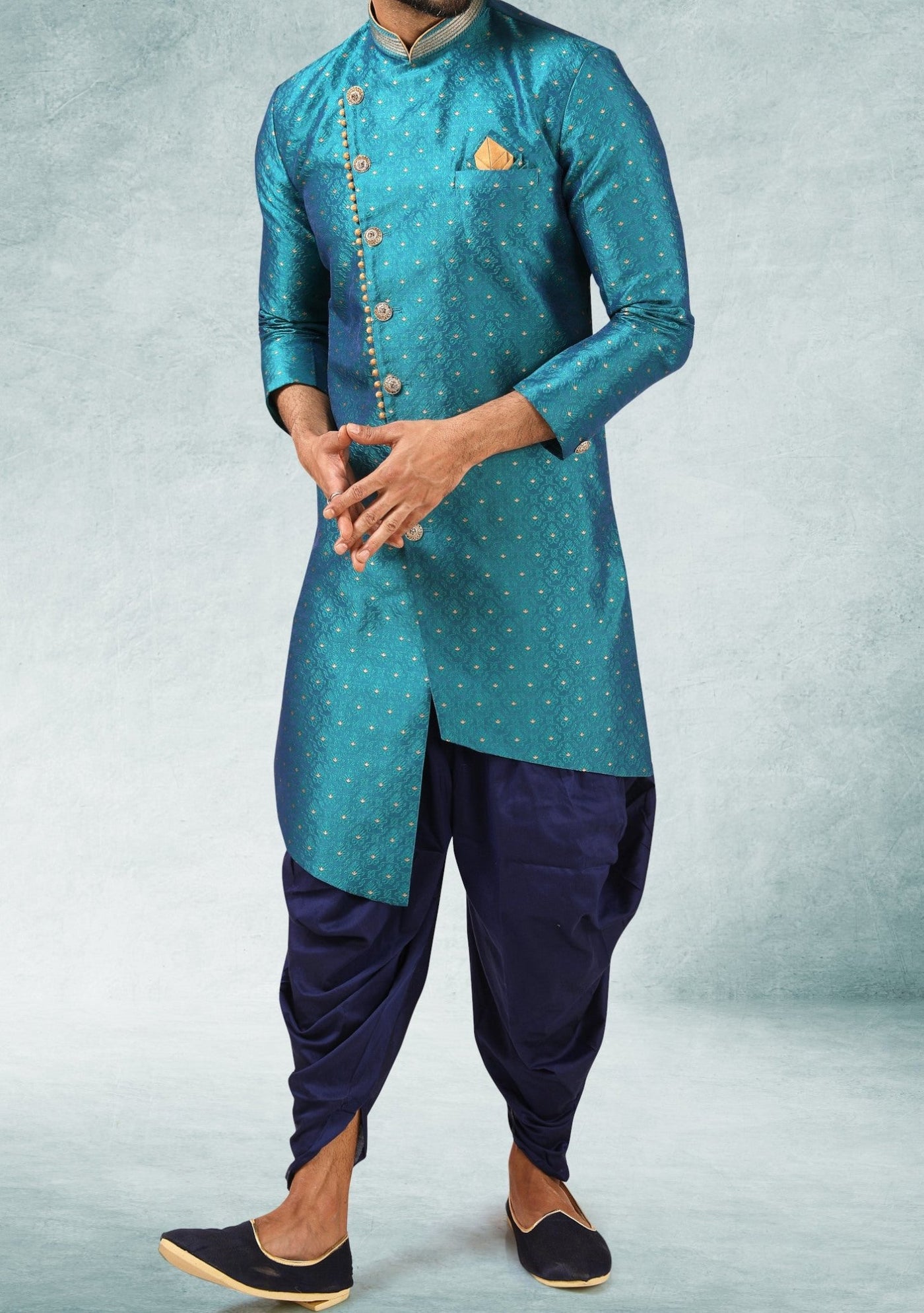 Men's Indo Western Party Wear Sherwani Suit - db20673