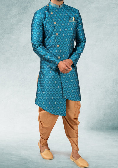 Men's Indo Western Party Wear Sherwani Suit - db20661