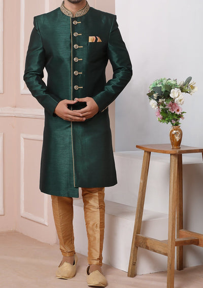 Men's Indo Western Party Wear Sherwani Suit - db20406