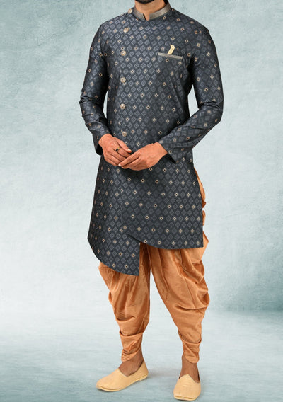 Men's Indo Western Party Wear Sherwani Suit - db20662