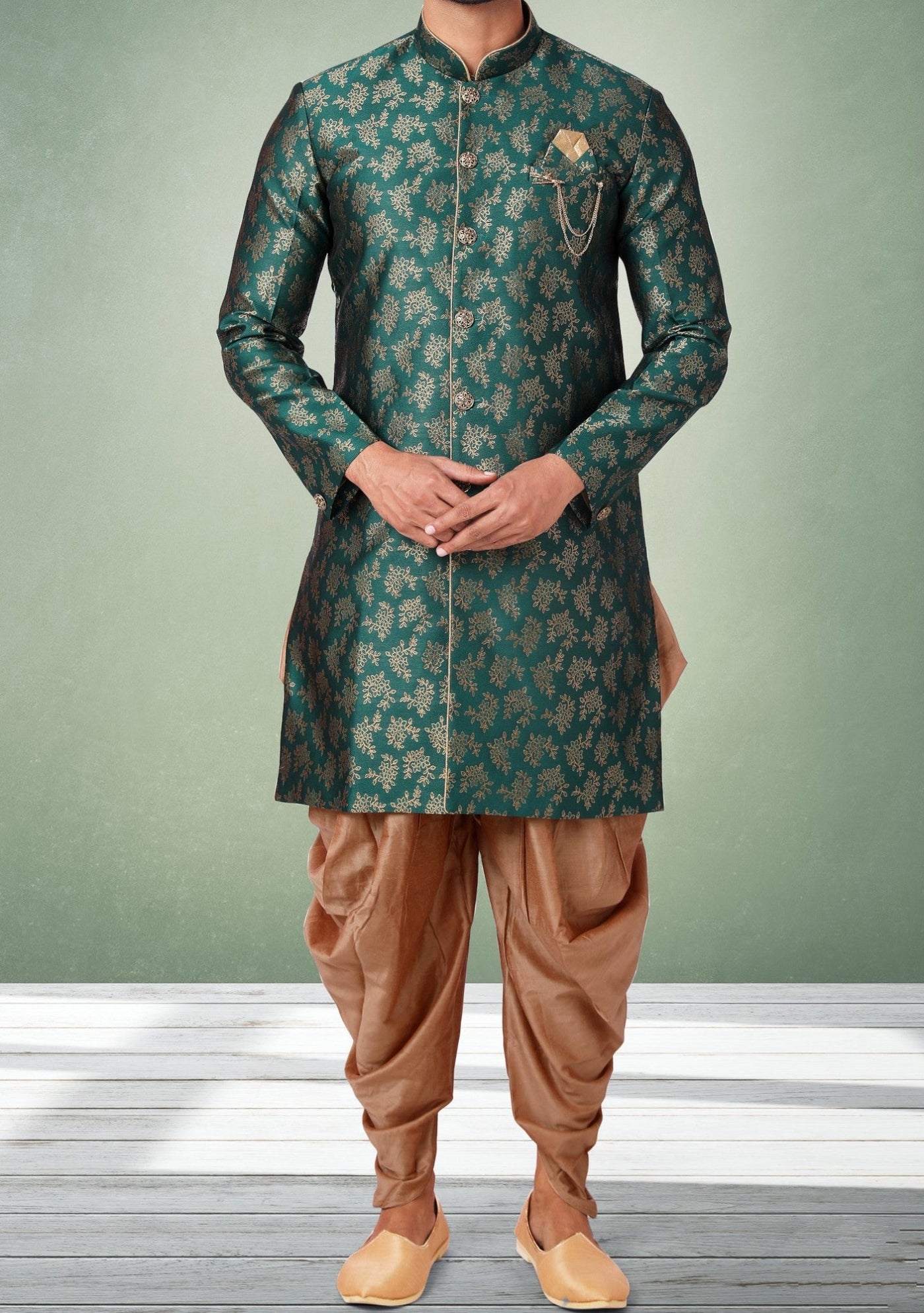 Men's Indo Western Party Wear Sherwani Suit - db18037