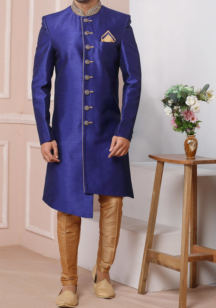 Men's Indo Western Party Wear Sherwani Suit