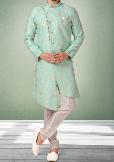 Men's Indo Western Party Wear Sherwani Suit - db20304