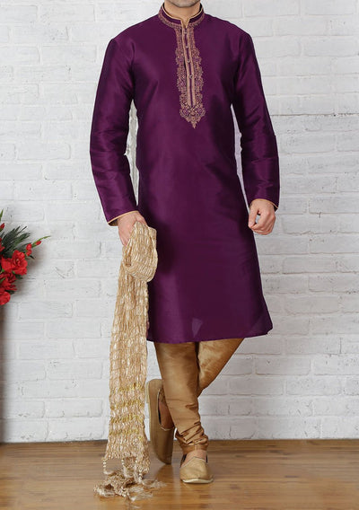 Men's Traditional Party Wear Indian Kurta Pajama - db15276