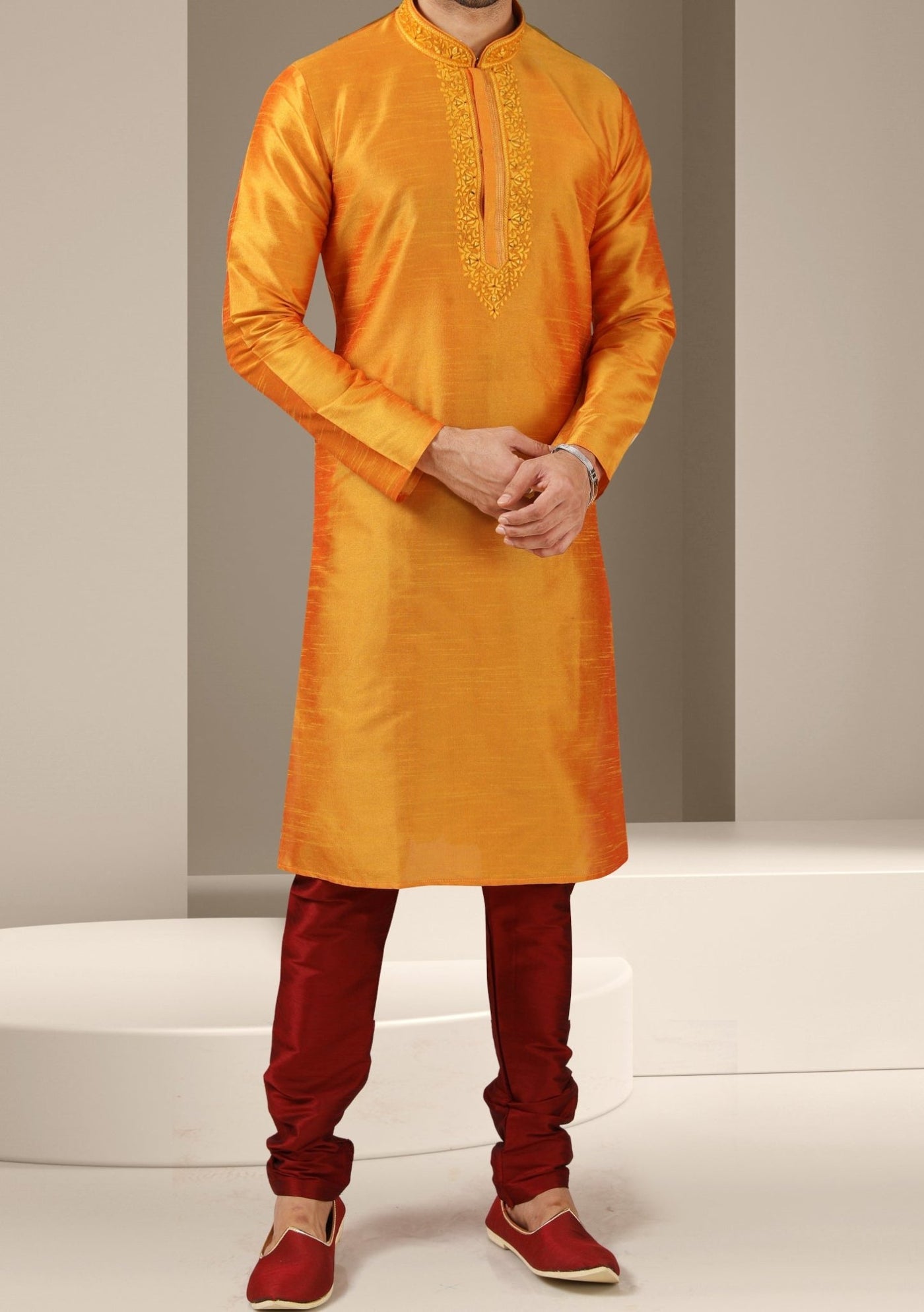 Men's Traditional Party Wear Kurta Pajama - db19430