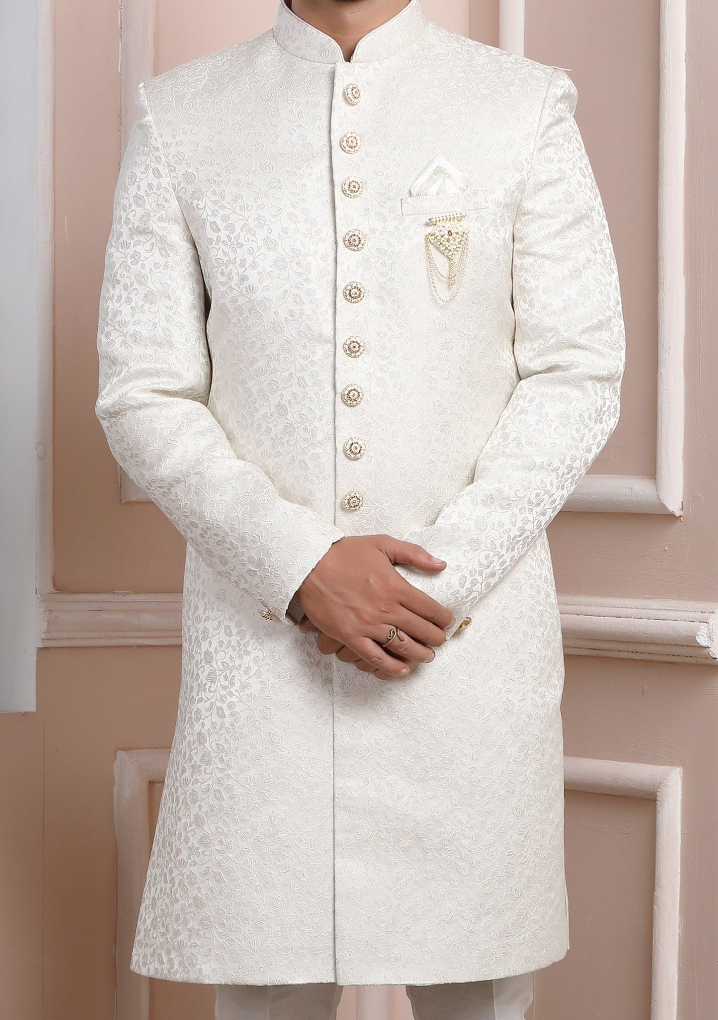 Men's Traditional Party Wear Sherwani Suit - db20449