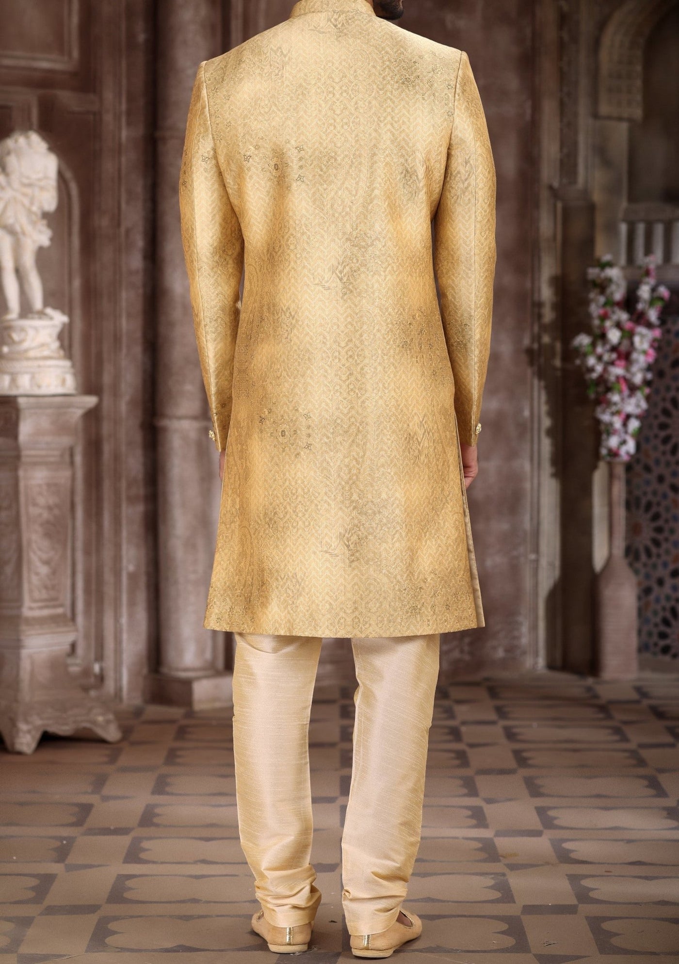 Men's Traditional Party Wear Sherwani Suit - db22831