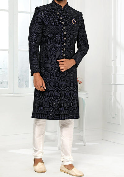 Men's Traditional Party Wear Sherwani Suit - db20443